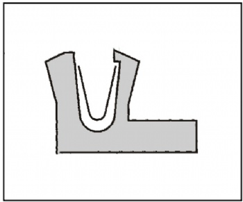 Spring energized seals:Type VD
